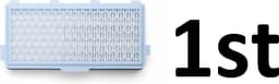 1 × Miele vervangingsfilter voor Miele stofzuiger. Vervanging van hoge kwaliteit. Origineel catalogusnummer: SF-AA 5. Miele Compact C1 - C2 - C3 - S4000 - S5000 - S6000 - S8000 - Miele Cat & Dog 5000 - S4 - S5 en andere modelen... — thumbnail 1