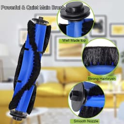 Vervangende onderdelen geschikt voor Eufy RoboVac 11S, 15C, 30, 30C, 12, 35C robotstofzuiger, accessoireset 8 zijborstels, 2 hoofdborstels, 8 filters, 2 reinigingsgereedschappen (18 stuks) — thumbnail 3