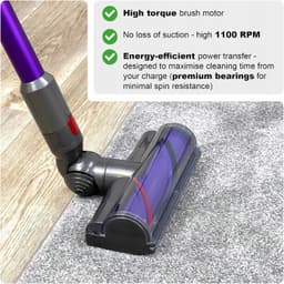 Turbine Borstelkop High Torque voor V7, V8, V10, V11, V15 — thumbnail 2