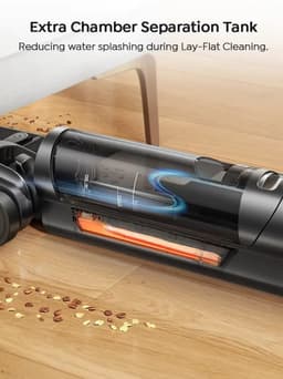 ITRONIQ Draadloze Nat- en Droogzuiger – Vloerreiniger 19.000 Pa – 80°C Zelfreinigend – 50 Min Accu – 5 Min Sneldrogend – Zwart — thumbnail 5