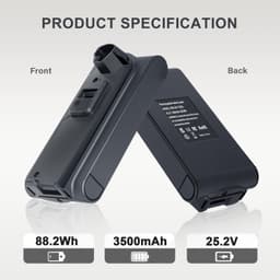 Stofzuigeraccu - 25,2 V - 2350 mAh - Lithium-ion — thumbnail 3