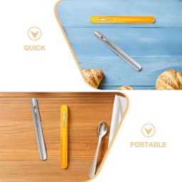Metaal Kruimelveger - Kruimelreiniger Tafel - Tafels Schoonmaken - Met Pocket Clip - 15 cm - Diverse kleuren — thumbnail 3