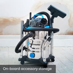 Industriële Stofzuiger 1500W Nat Droog Alleszuiger 30L met Blaasfunctie Stopcontact Bouwstofzuiger Professioneel — thumbnail 3