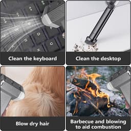 Draagbare Cleaner - Handstofzuiger - Auto en Huis - Krachtige Zuigkracht - 146x68x47mm - Zwart — thumbnail 5