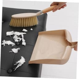 Mini Stoffer Set - Bureau Reiniger - Bureau Schoonmaken - Lichtgewicht Ontwerp - 32 cm Lengte - Beige — thumbnail 4