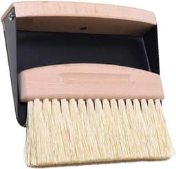 Bureaubezem Stoffer - Kleine Veegset - Bureau Schoonmaken - Compact Ontwerp - 15.5 cm - Zwart — thumbnail 4