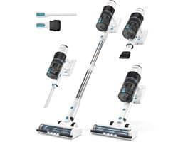 Princess 339520 Draadloze Steelstofzuiger en Handstofzuiger - 25,9V - 350W - Tot 50 Minuten Accuduur - Inclusief Accessoires