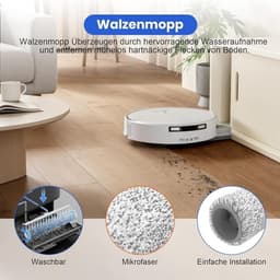 21-delige accessoireset voor Ecovacs Deebot T90 Omni / T90 Pro Omni / X12 Pro Omni robotstofzuiger, 1 hoofdborstel, 6 stofzakken, 2 rolmoppen, 4 filters, 6 zijborstels, 1 reinigingsborstel, 1 schroevendraaier — thumbnail 3