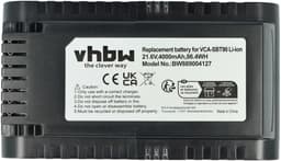 vhbw-accu compatibel met Samsung Jet 75 Premium VS20T7538T5/SH, 75 Premium, 90 en 90 Elite stofzuigers, zwart (4000 mAh, 21,6 V, Li-ion) — thumbnail 5