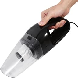 Autostofzuiger Handheld - Draagbare Auto Reiniger - Auto Interieur Reinigen - Sterke Zuigkracht 4000Pa - 5m Kabel - Zwart — thumbnail 4