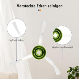 20-delige accessoireset Geschikt voor Ecovacs Deebot T20 Omni / T20e Omni robotstofzuiger: 1 rubberen hoofdborstel, 4 stofzakken, 4 dweilpads, 4 filters, 6 zijborstels, 1 reinigingsborstel — thumbnail 2