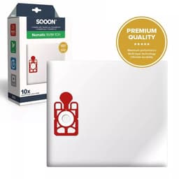 SQOON® - Stofzuigerzakken geschikt voor Numatic Henry, Hetty, James en PPR-240 | NVM 1CH | Model 604015 - 10 stuks — thumbnail 4