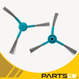 PARTS4® Robotstofzuiger vervangingsset geschikt voor Cecotec Conga 4090 / 5090 serie | 5-delige set met middenborstel, zijborstel (2 x), filter, mop doek — thumbnail 5