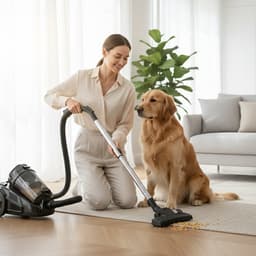 AG3400 Stofzuiger Zonder Zak - Stofzuigers - Vacuum Cleaner Zakloos - Geschikt Voor Dierenharen - Extra Lange Kabel - 850W - Sterke Zuigkracht - Black Edition — thumbnail 2
