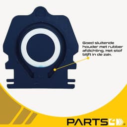 20 Stofzuigerzakken PARTS4® geschikt voor Miele GUARD stofzuigers | Alternatief voor type CO 12557080 & TU 12557060 | Passend in o.a. Miele Guard L1, Guard M1, Guard S1 | Meerdere sterke lagen & goed sluitende kunststof houder — thumbnail 4