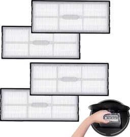 4-delige filteraccessoireset Geschikt voor Roborock S8/S8+/S8 Pro Ultra/S7/S7 Maxv/S7 Maxv Ultra/S7 Max Ultra/S7 Pro Ultra, filteraccessoireset voor robotstofzuigers, HEPA-filter G20 vervangingsonderdelen, geschikt voor robotstofzuigers. — thumbnail 1