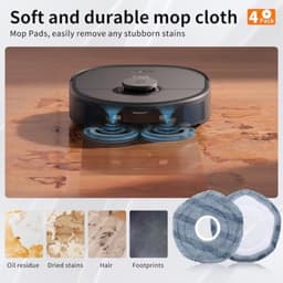 Accessoireset geschikt voor Enfy X10 Pro Omni Stofzuigerrobot — thumbnail 2