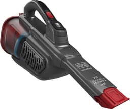 12 V accu-handstofzuiger met Cyclonic Action en uittrekbare kierenzuiger - titanium/rood As stofzuiger — thumbnail 1