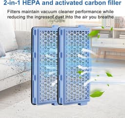 3 sets HEPA-filters, geschikt voor Miele Compact C1, C2, Complete C2, C3, S8340 stofzuigers. Inclusief 5 motorfilters en 5 AirClean-filters, geschikt voor modellen S4000, S5000, S6000 en S8000. — thumbnail 5