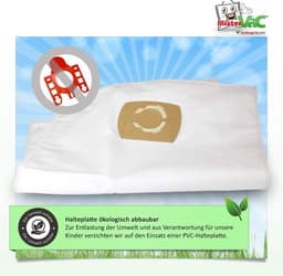 voor MisterVac Compatibel met Professionele Stofzuigerzakken - Vervangende Zakken 10 Stuks Bosch Gas 35 LM SFCAFC Professional — thumbnail 3