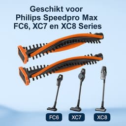 Borstels geschikt voor Speedpro Max - Fc6 - XC7- en XC8-serie - CP0667 - 2-delige set - Stofzuigeraccessoires — thumbnail 2