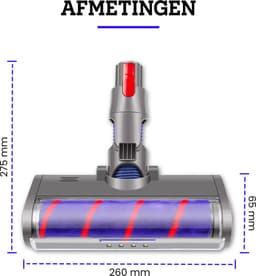Vervangende Stofzuigermond Geschikt voor Dyson V15 / V11 / V10 / V8 & V7 Steelstofzuiger – Stofzuigeraccessoires – Stofzuigermondstuk - Onderdelen Stofzuiger – Kopstuk — thumbnail 3