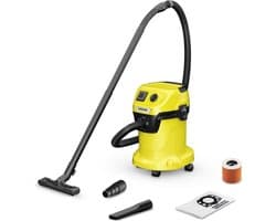Kärcher WD 3 P V-17/4/20 *EU III Nat- en Droogzuiger - 1000 W - 17 liter - Geïntegreerd stopcontact - Patroonfilter