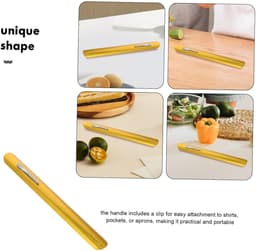 Kruimel Schraper - Tafelveger Serveer - Tafels Schoonmaken - Met Handige Clip - 15 cm - Aluminium — thumbnail 2