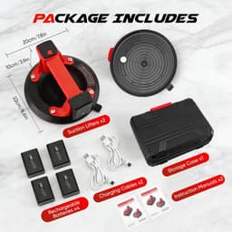 Accuzuiger Set - Handstofzuiger - Snel Schoonmaken - Inclusief Extra Accu - 35 cm - Zwart — thumbnail 4