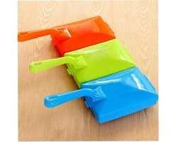 Mini Tapijt Borstel - Handheld Veegmachine Kruimeldief - Tafel Schoonmaken - Dubbele Borstel Reiniger - 85 Gram - Willekeurige Kleur