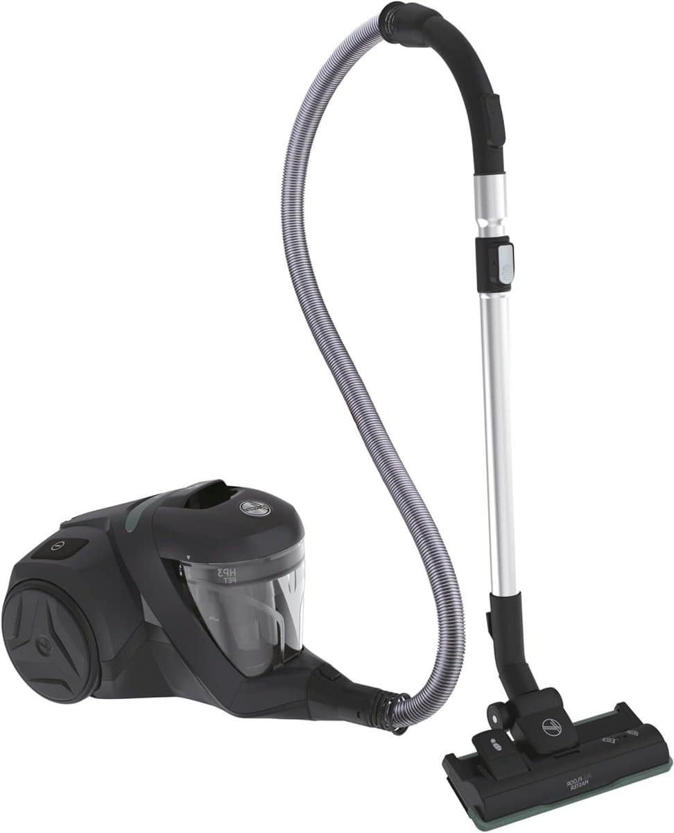 Vloerstofzuiger - Snoer stofzuiger - Huis schoonmaken - Universeel vloermondstuk - 2 liter capaciteit - Grijs — afbeelding 1