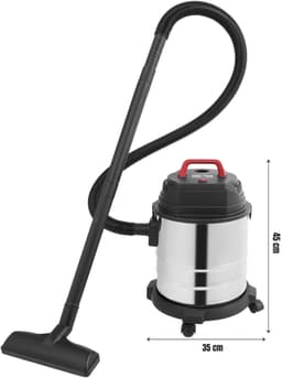 YOR® Karcher - Karcher Stofzuiger - Bouwstofzuiger - Festool Stofzuiger - Bouwstofzuiger Zonder Zak - Zilver en Zwart - 35cm x 45cm x 35cm — thumbnail 3