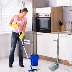 Lange Steel Bezem - Stoffer Set - Huishoudelijk Schoonmaken - Ergonomische Handgreep - 93 cm Bezem - Diverse Kleuren — thumbnail 4