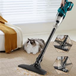 Instava Kruimeldief met LED Licht – Geschikt voor Makita LXT 18V Accu – Draadloze Handstofzuiger – 10kPa Zuigkracht – 750ML – Zonder Accu – Kruimeldief voor Auto & Huis — thumbnail 2
