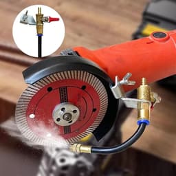Stofverwijderaar Watersproeier - Snijmachine Vernevelaar - Stofbeheersing Bouw - Flexibele Aluminium Buis - 17.7 cm Lengte - Metaal — thumbnail 2
