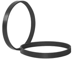 Vervangende Riemen - Stofzuigeronderdelen - Stofzuiger Onderhoud - Hoge Sterkte Rubber - 2 Stuks - Zwart