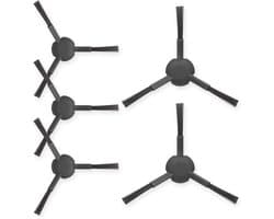 5 zijborstels - voor Dreame L10s Pro Ultra - Accessoires voor Dreame L40, L20, D20, S20, S10, S30, W10S, Mova E30 Ultra - Voor X30 Ultra, X30 Pro, L-serie, S-serie stofzuigerborstel