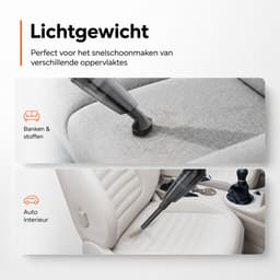 kruimeldief met oplaadstation - Handstofzuiger- 100W Krachtige Zuigkracht - HEPA 13 Filter - Zedar S500 — thumbnail 3