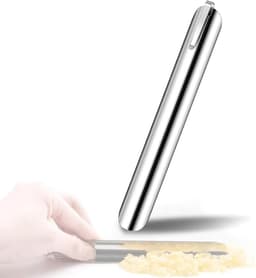 Broodkruimel Veegmachine - Kruimelverzamelaar Tafel - Tafel Schoonmaken - Roestvrij Staal - 15.49 x 1.98 cm - Zilver — thumbnail 1