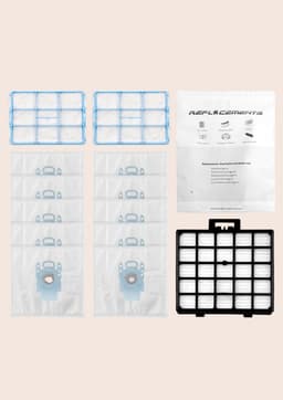 Replacements Onderdelenset geschikt voor Bosch In'Genius – 10 Stofzakken, 2 Motorfilters & 1 HEPA Filter — thumbnail 1