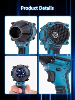 Luchtblazer Turbo - Ventilator Jet - Stof Verwijderen - Borstelloze Motor - 40 mm - One Color — thumbnail 2