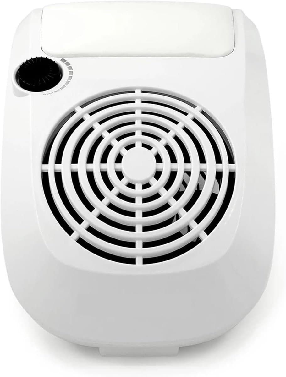 Nagelstofzuiger - Stofcollector Manikure - Nagels Vijlen Schoon - Verstelbare Sterke Fan - 40W Vermogen - Wit — afbeelding 1