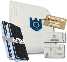 Maxorado Stofzuiger Set 44-delig - 30 zakken + 2 Hepa + 6 Uitblaas + 6 Motor Filter - geschikt voor Miele C3, C2, S8340, S8430, S8310, S8360, S8, S5, S5211, S5210, S8460 — thumbnail 1
