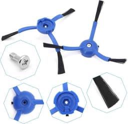 Vervangende accessoires voor Eufy RoboVac X8 Hybrid robotstofzuiger, 4 zijborstels, 4 HEPA-filters, 4 microvezel-dweildoek, 1 reinigingsborstel — thumbnail 3