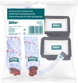 Sillar set accessoires voor stofzuiger - reserveonderdelen - geschikt voor Bissell CrossWave 1866 1868F PET - 2x HEPA-filters, 2x hoofdborstels, 1x reinigingskam - 8 stuks — thumbnail 2