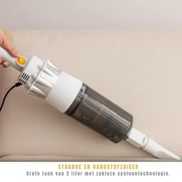 REN® Steelstofzuiger met snoer - Steelstofzuiger - Stofzuiger - Wit - ‎56cm x 15cm x 15cm — thumbnail 5