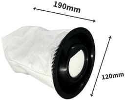 5 x Filterwatten - Filtermateriaal -Filter katoen, geschikt voor Henry Numatic Quick 915145 NQ100 HET100 - Fris en schoon — thumbnail 2