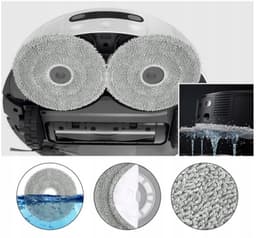 2 x Dweildoeken - Dweilpads- Robotstofzuiger dweil pads , Geschikt voor Dreame L10s Ultra, L10s Pro - Reiniging en decontaminatie — thumbnail 4