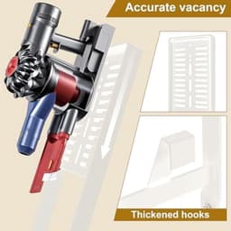 PromoHome Stofzuigerhouder en Vacuümstandaard, opbergbeugel geschikt voor V15 V12 V11 V10 V8 V7 V6-serie , metalen opbergbeugel "Wit" — thumbnail 2