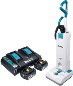 Makita DVC 560 PM2 accustofzuiger 36 V (2x 18 V) 5 l borstelloos + 2x accu 4,0 Ah + oplader — thumbnail 1